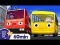 Wheels On The BUS +More Nursery Rhymes and Kids Songs | Little Baby Bum