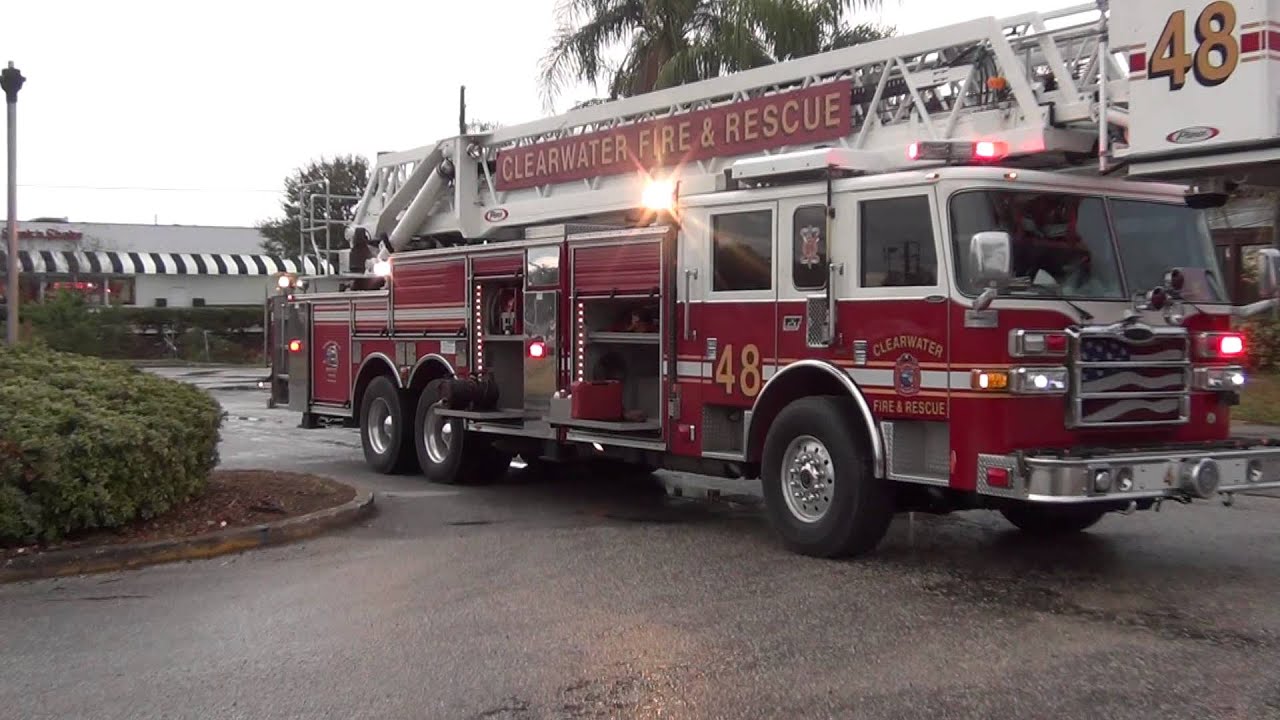 CLEARWATER FIRE RESCUE TOWER 48 IN FLORIDA COOL LOOKING ROTO RAY
