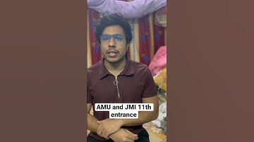 AMU and JMI Admission 2023 || Class XI and diploma in engineering entrance||  #amu #jmi