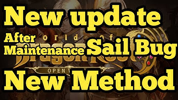 World of Dragon Nest (New Bug Sail After Maintenance)buried map