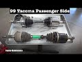 How to replace CV axle on Toyota Tacoma