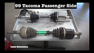 How to replace CV axle on Toyota Tacoma
