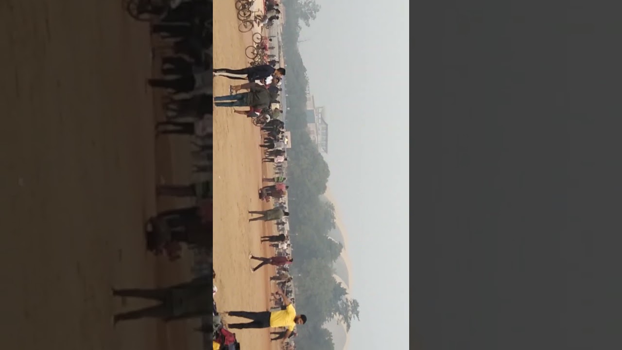 Group d Running In Gandhi Maidan Patna||