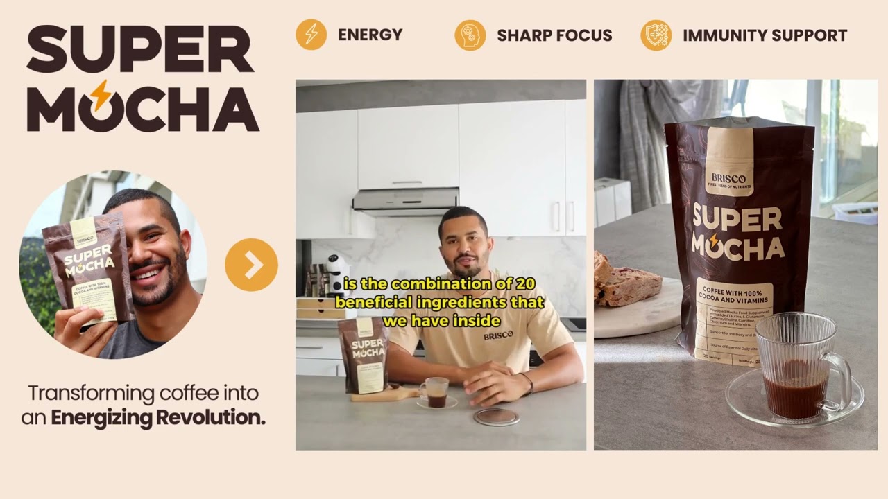 Super Mocha: Boost Energy & Focus with this Nutritious Coffee Blend | Clean & Delicious!