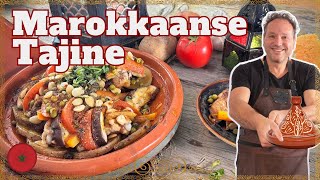 Marokkaanse Tajine Met Kip & Groenten - Authentiek Stoofgerecht Uit Marokko
