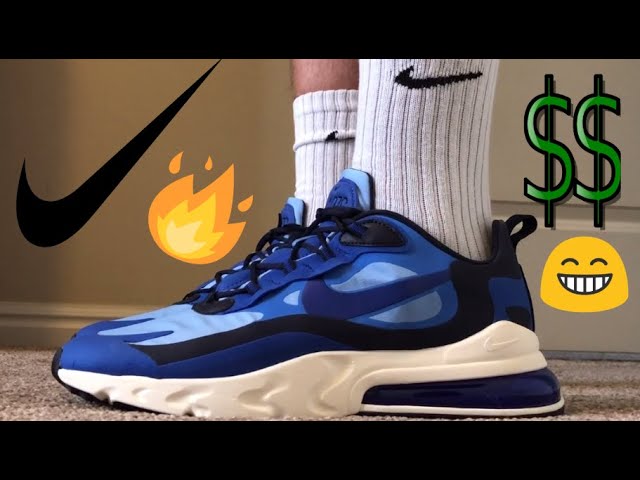 UNBOXING* Nike Air Max 270 React Pacific Blue + ON FEET!!! 
