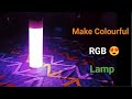 How To Make RGB Lamp ! ❤️ #rgb
