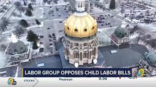 Iowa Federation of Labor against 'child labor' bills