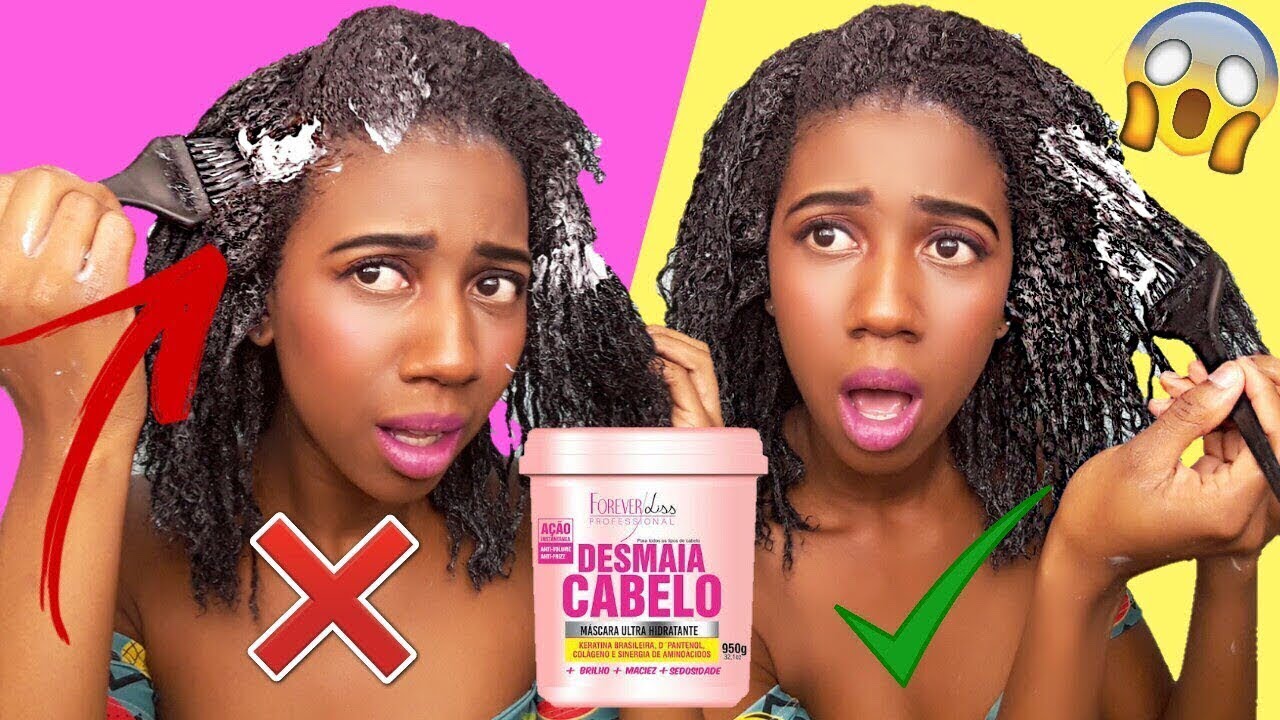 USEI DESMAIA CABELO NO MUCO CACHEADO OLHA COMO FICOU!