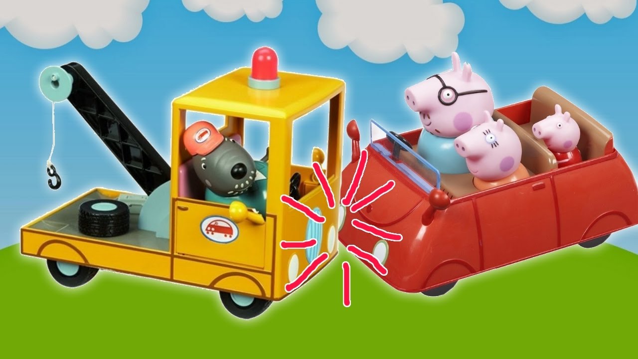 Peppa Pig Carro Attrezzi Nonno Cane - Giocattolo Retrocarica Con Action Figure - Foto 5