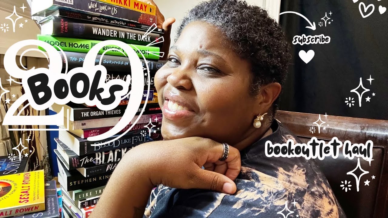 📦Black Author Book Haul| I Bought 29 Books from Book Outlet! 📚 HUGE Book Haul 