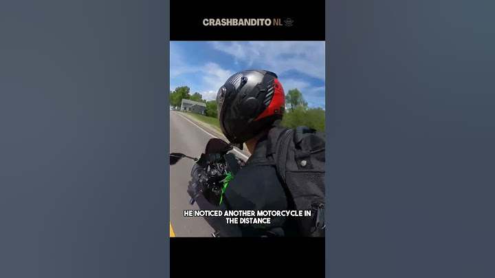 Motorcyclist Films His Own Crash with Car! 🤯