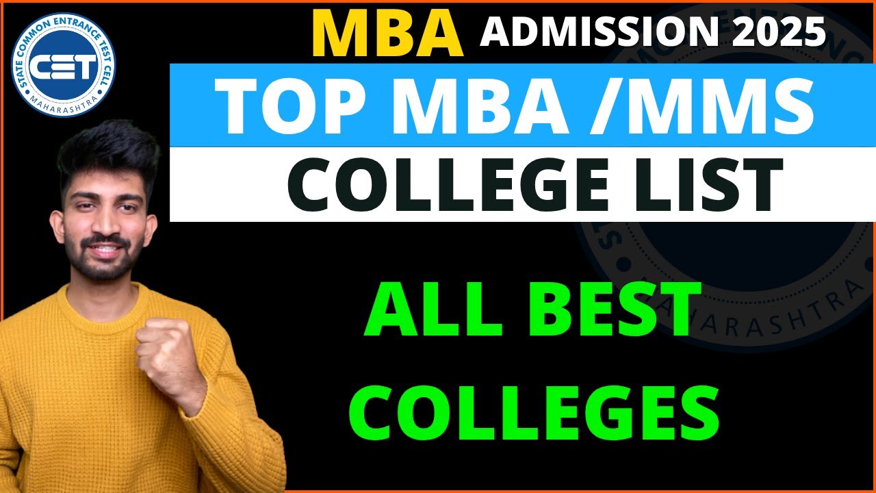 Top MBA Colleges for CAP ROUND 1 | Mba Admission Process 2025 - YouTube