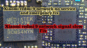 Xiaomi redmi 9 no service and network emergency Fix 100% ||Xiaomi redmi 9 network signal slow Fix