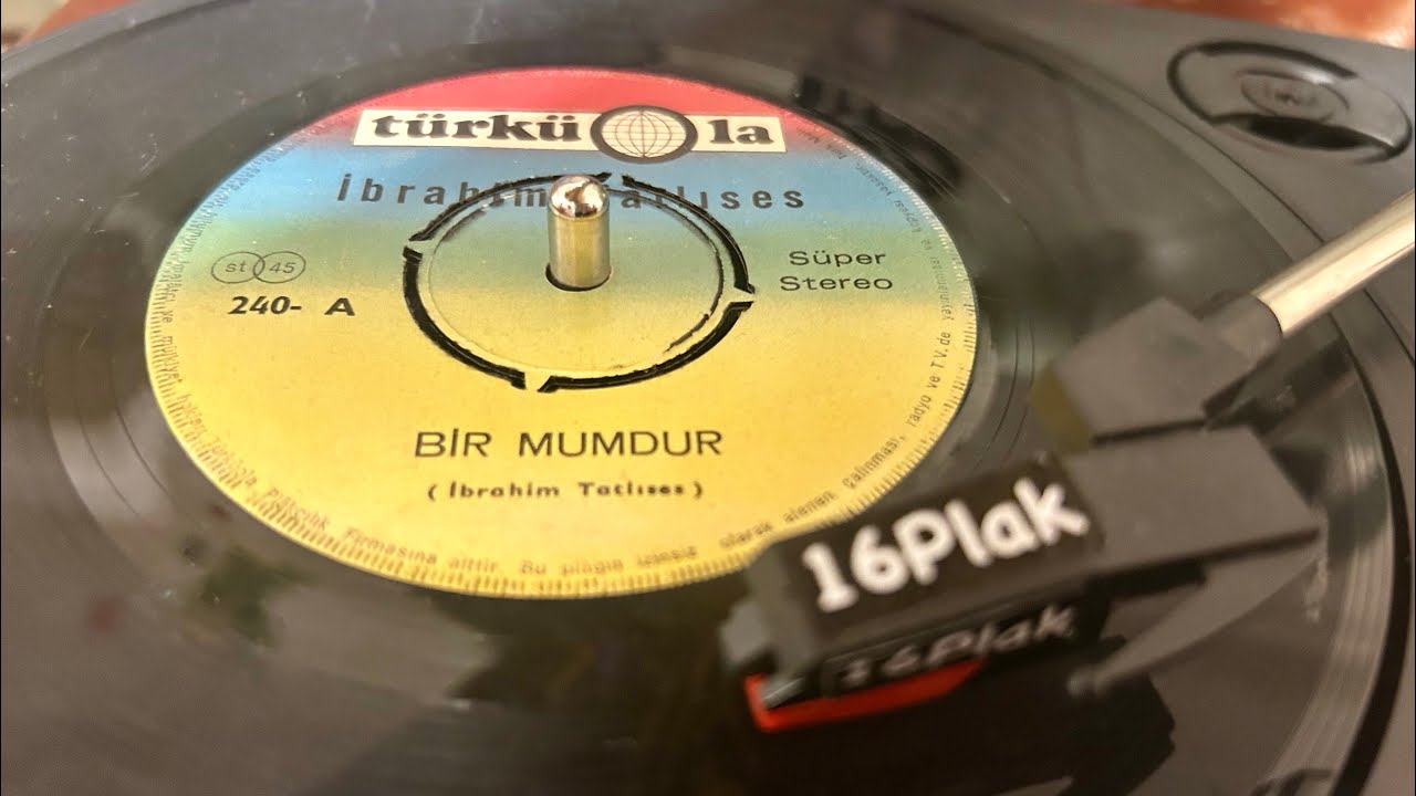İBRAHİM TATLISES - Bir Mumdur (Plak Kayıt / Vinyl Record) - YouTube