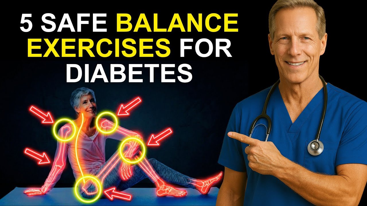 5 Safe Balance Exercises for Seniors with Diabetes and Neuropathy - YouTube
