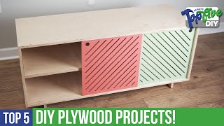 Top 5 DIY Plywood Projects! The Best Maker Videos for Your Next Build!