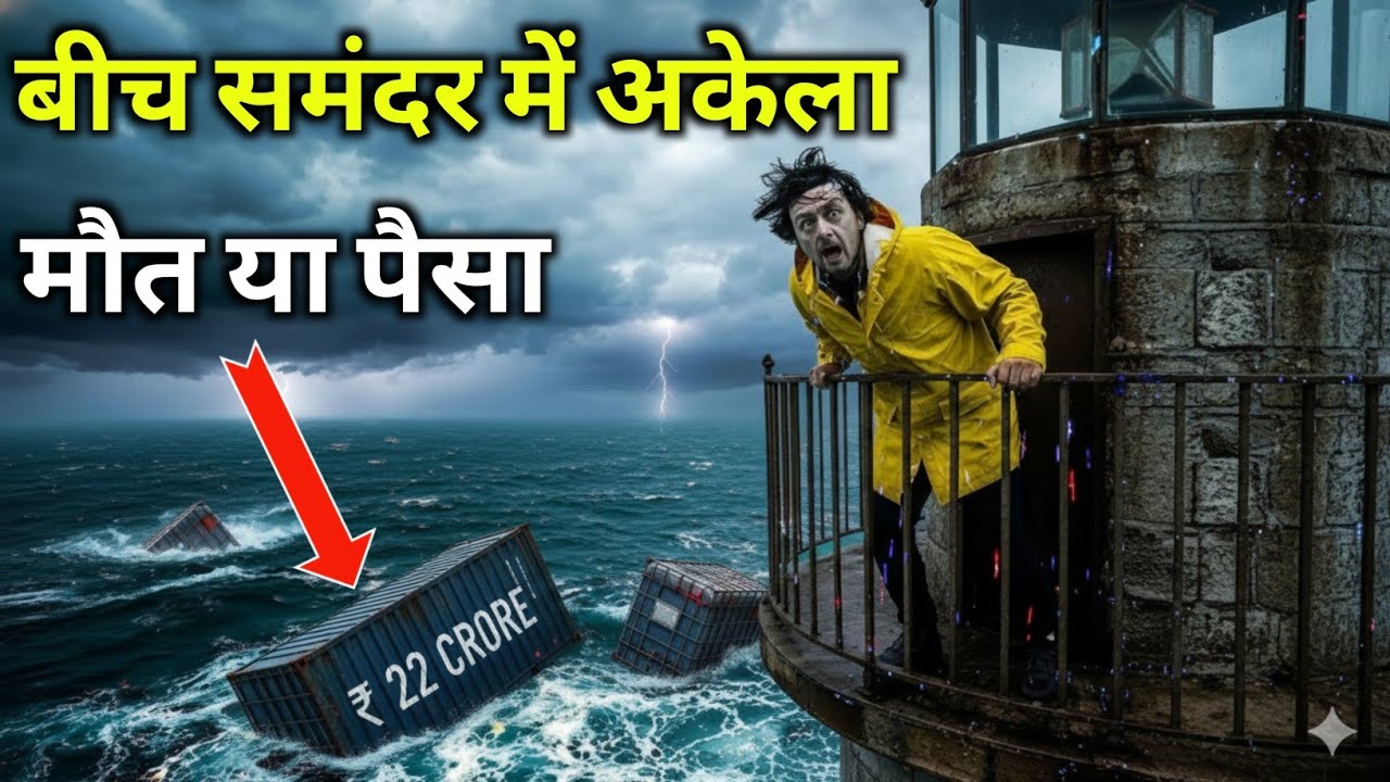 26 साल का लड़का सुनसान लाइटहाउस में फँसा 😱 | वहाँ मिला 22 करोड़ का खज़ाना | Survival Mystery Story