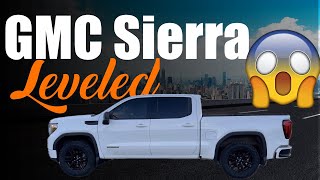 Leveled GMC Sierra Elevation 1500 | Truck update | Not a how to | changed wheel and tire setup