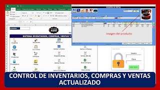 Control de INVENTARIO - COMPRAS - VENTAS - GANANCIAS - ACTUALIZADO Inventarios-Kardex-STOCK - Excel