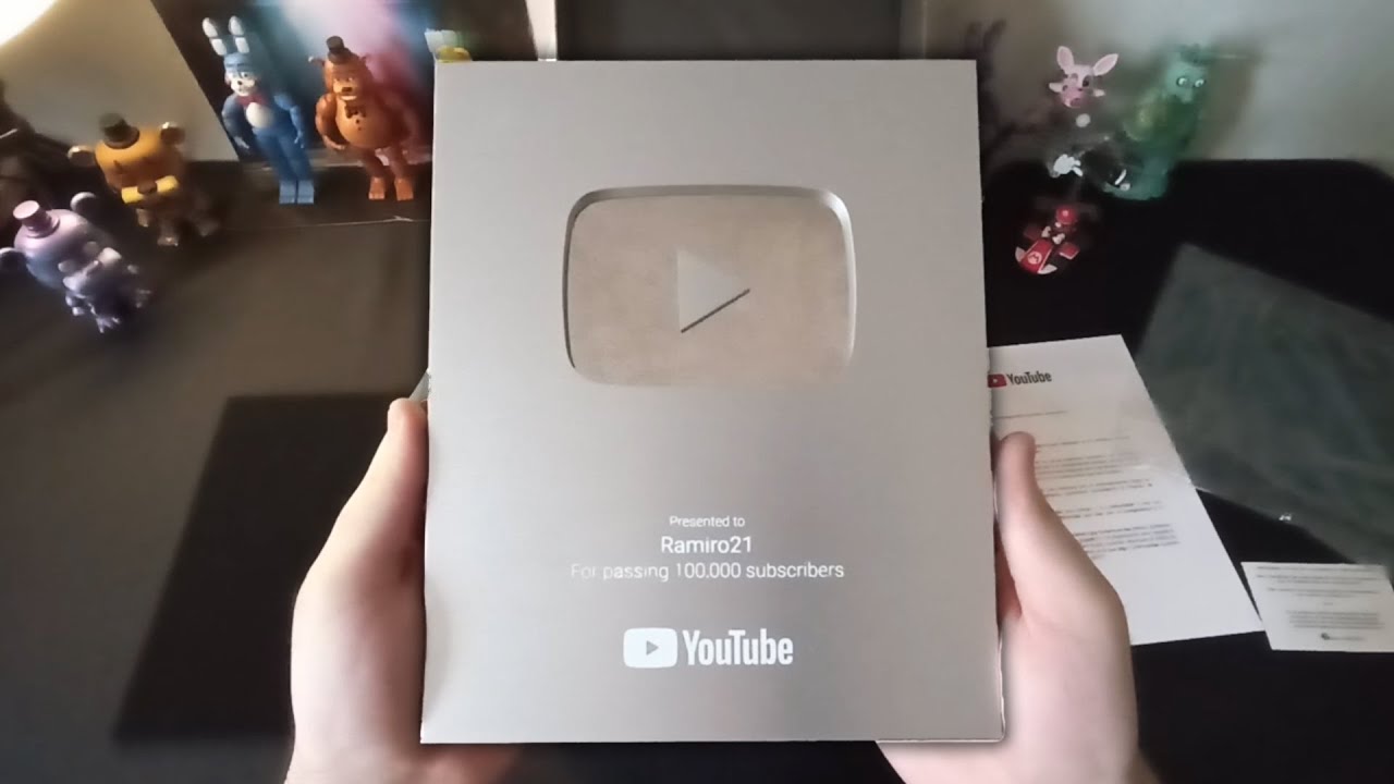 ESPECIAL 100K: UNBOXING BOTÓN DE PLATA | Ramiro21