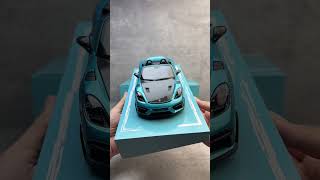 RARE SPEC! 🌊 Porsche 718 Spyder RS Ipanema Blue &amp; Carbon #118scale #diecastcars