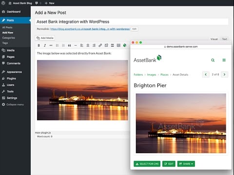 WordPress Digital Asset Management Integration with Asset Bank - YouTube