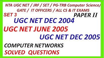 COMPUTER NETWORKS | NTA NET SOLVED QUESTIONS |  NTA NET CS | TNSET 2021 | PG TRB CS | TAMIL