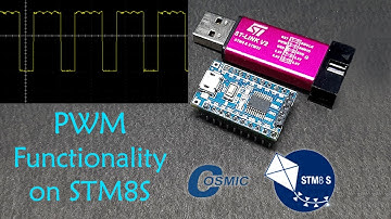 Pulse width Modulation with STM8 using Cosmic C and STVD | STM8S PWM Generator