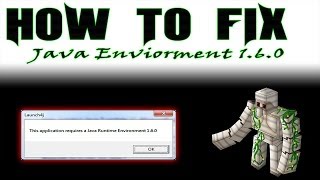 Minecraft Tutorials: How To Fix Java Enviorment 1.6.0 [2015] [Updated!] [Easy]
