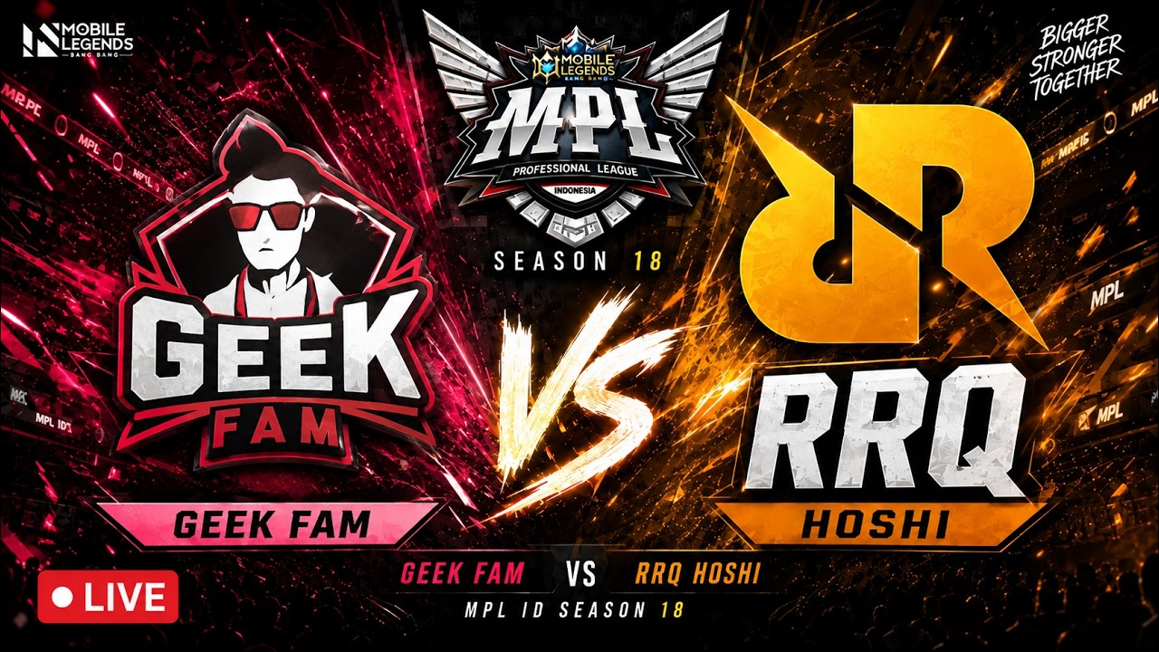RRQ VS GEEK KAYAKNY BISA MENANG NEH #mlbbcreatorid MPL