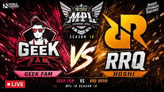 RRQ VS GEEK SHOULD BE ABLE TO WIN THIS #mlbbcreatorid MPL