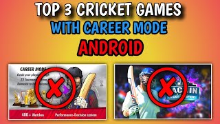 Top 3 Cricket Games With Career Mode In Android - Best Cricket Games For Android - screenshot 1
