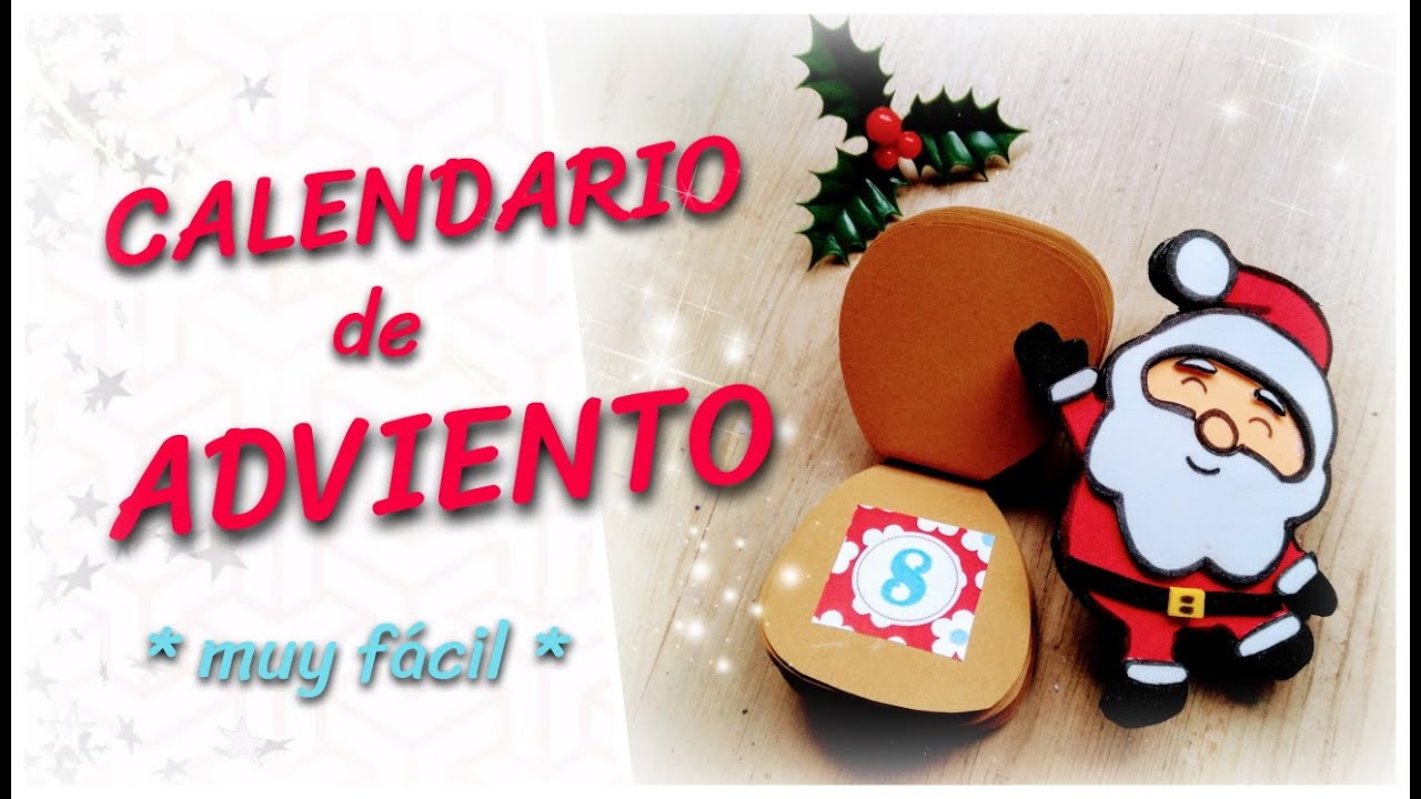 CALENDARIO ADVIENTO MUY SENCILLO Paso A Paso YouTube calendario-adviento-muy-sencillo-paso-a-paso-youtube