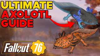 The ULTIMATE AXOLOTL Fishing Guide In Fallout 76