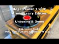 Rega planar 3 50th anniversary edition  unboxing  demo  expressive audio