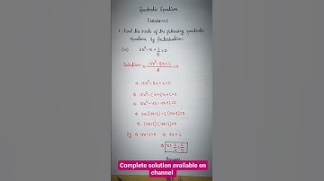 Quadratic equations ex 4.2 q1 part-(iv) ncert class 10 maths class 10 quadratic equations q1