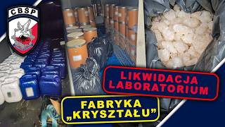 CBŚP zlikwidowało laboratorium klefedronu. Zabezpieczono narkotyki warte ok. 68 mln zł