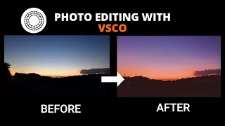 Make Beautiful Sunset Image with VSCO