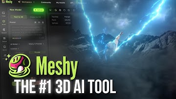 New AI Tool 2025 - Meshy-5 AI Tutorial AI Image To 3D Model #games #ai #gamedev #vfx #tutorial