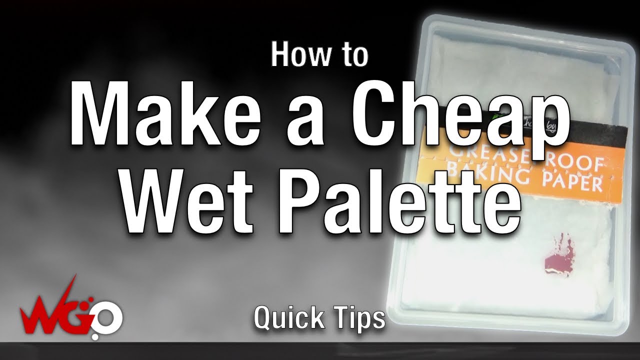 How To Make A Cheap Wet Palette