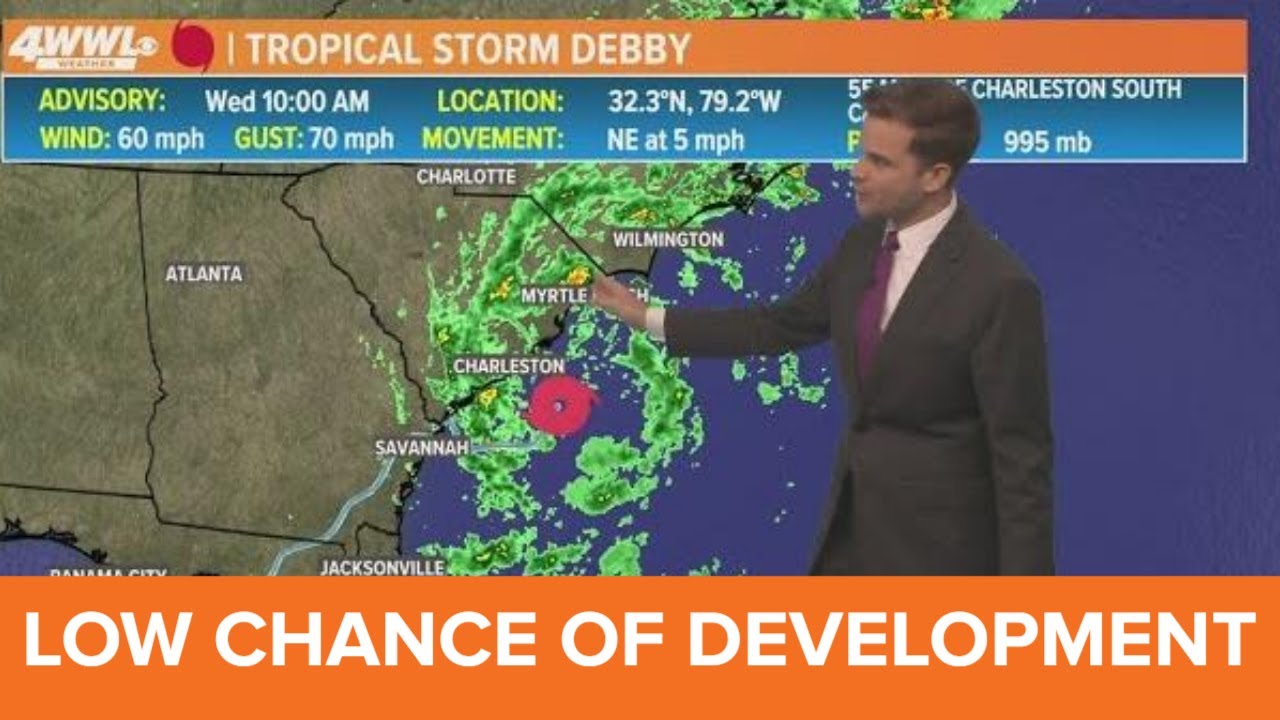 Wednesday Noon Tropical Update: Low chance of tropical wave development ...