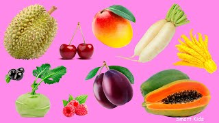 Learn names of Miracle Berries &amp; Fruits and Vegetables in English | Learning Fruits&amp;Vegetables