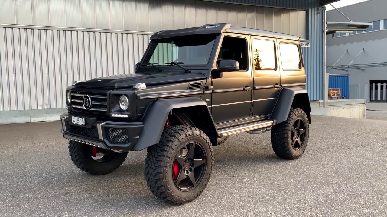 Mercedes Benz G 500 4x4 Brabus 550 7g Tronic Portalachsen Extra Hoch Youtube