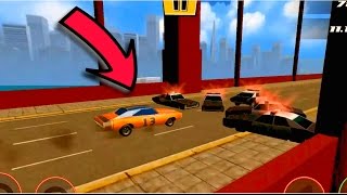 ✓Stunt Car Challenge 3 Android Gameplay- Golden Gate Bridge screenshot 3