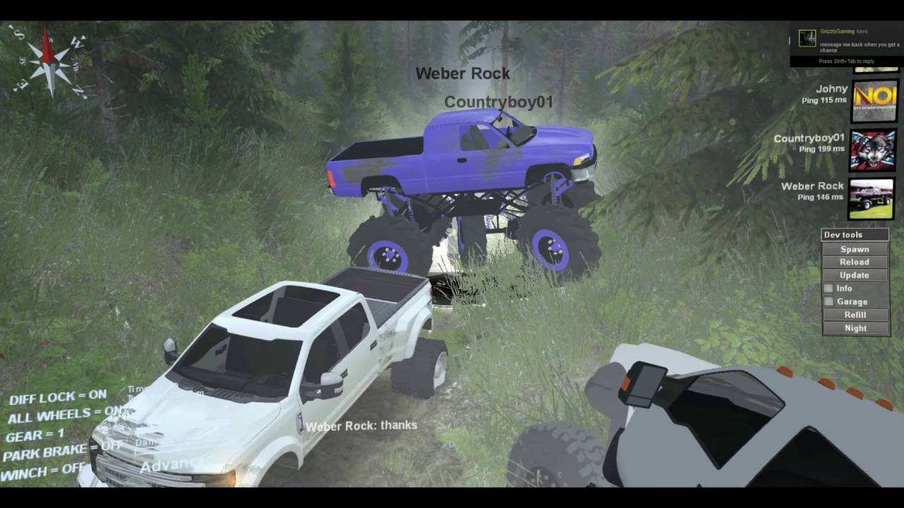 Spintires 2017 Ford F450 Mud Truck! MP