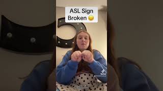 Learn How To Sign "Broken" in ASL for Beginners | American Sign Language #shorts