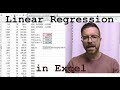 Linear Regression in Excel | Statistics Supplementary Topics