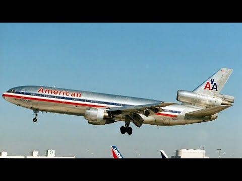 American Airlines рейс 191 - анимация авиакатастрофы. 25 мая 1979.Самая большая авиакатастрофа в США