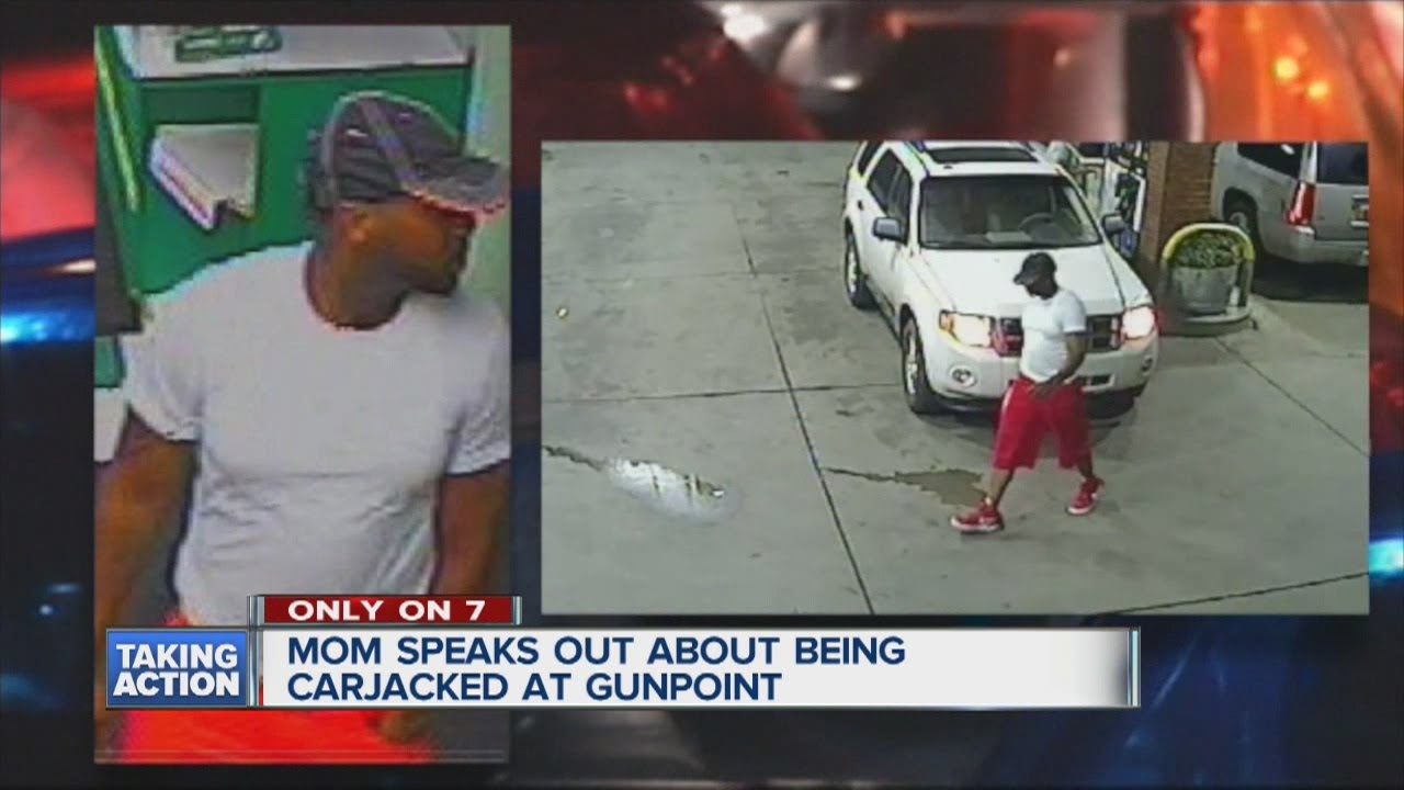 Carjacking suspect caught on video YouTube